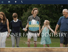 Tablet Screenshot of dannerfamilydentistry.com
